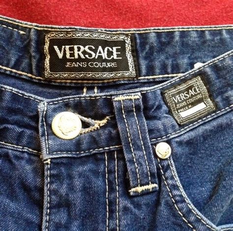 versace replica pants|Versace denim pants.